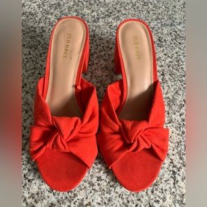 Cute beachy high heal slip-ins